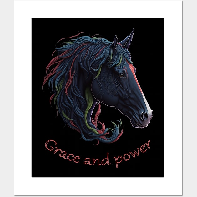 Grace and power horse Wall Art by ElArrogante